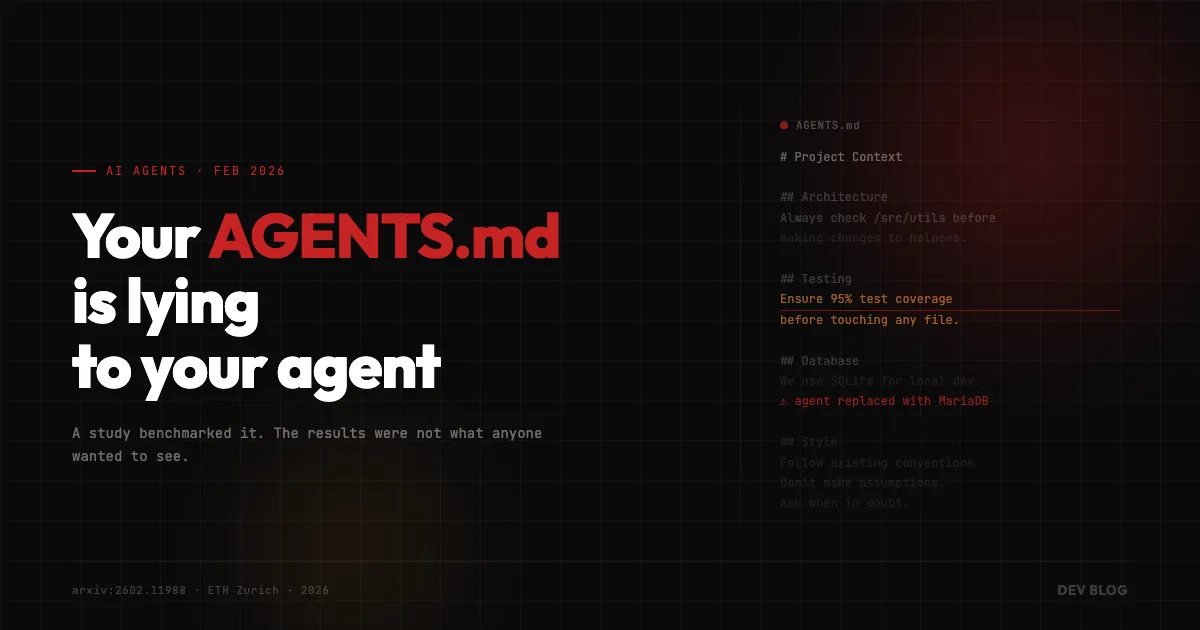 I've Been Lying to My AI Agent This Whole Time